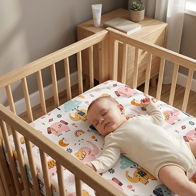 Beau dap housse lit bébé éléphon
