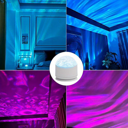 aurores boréales de veilleuse projection