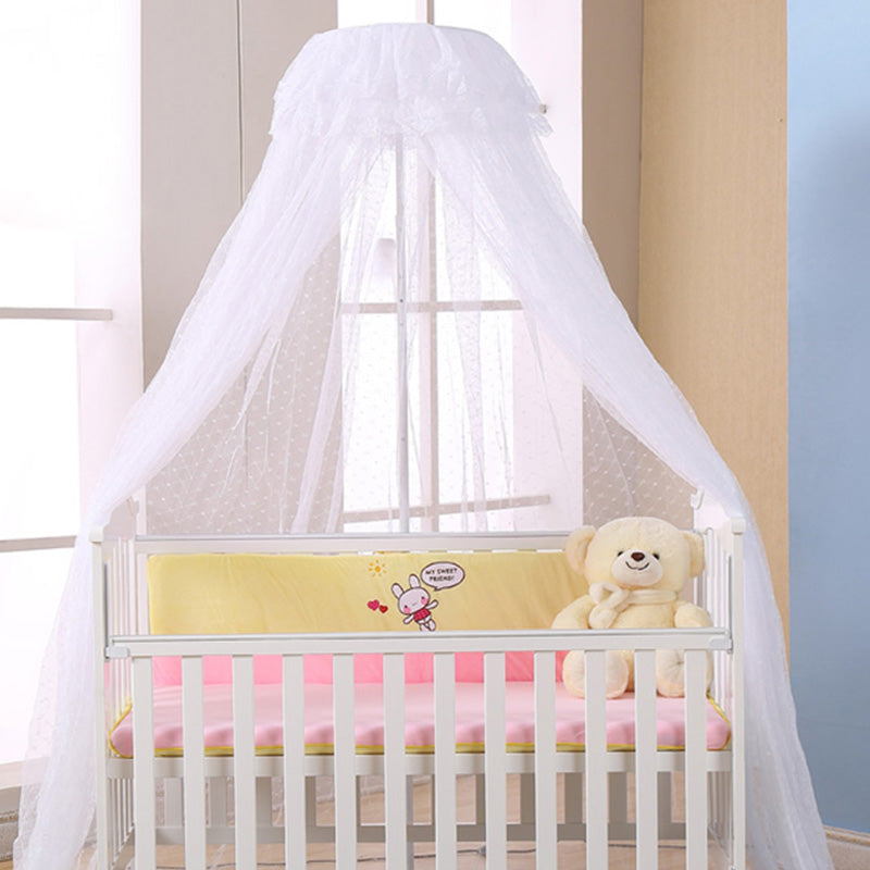 beau ciel de lit bébé nuange blanc