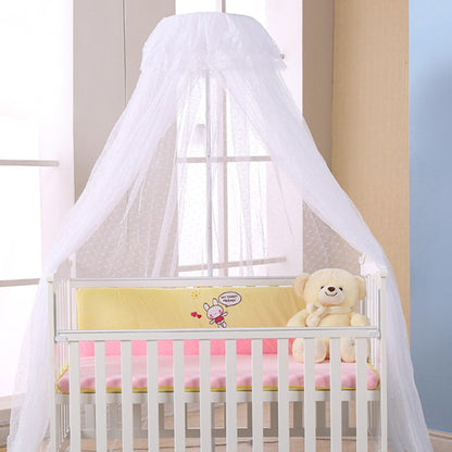 beau ciel de lit bébé nuange blanc