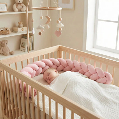 tour de lit tressé - Rose - Fée Dodo