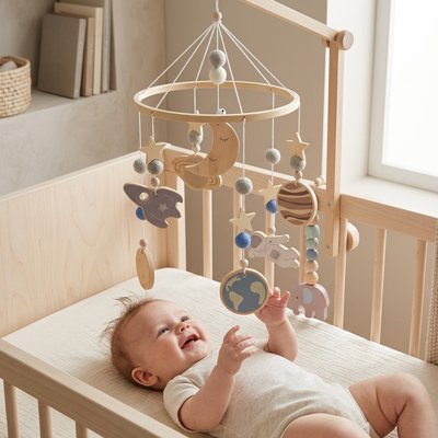 bébé réjouis mobile pour bébé planéte