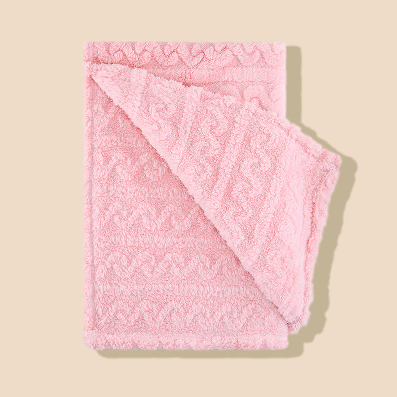 belle couverture bebe rose tendre