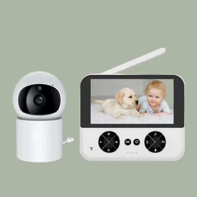 camera surveillence bebe avec bébé et chien