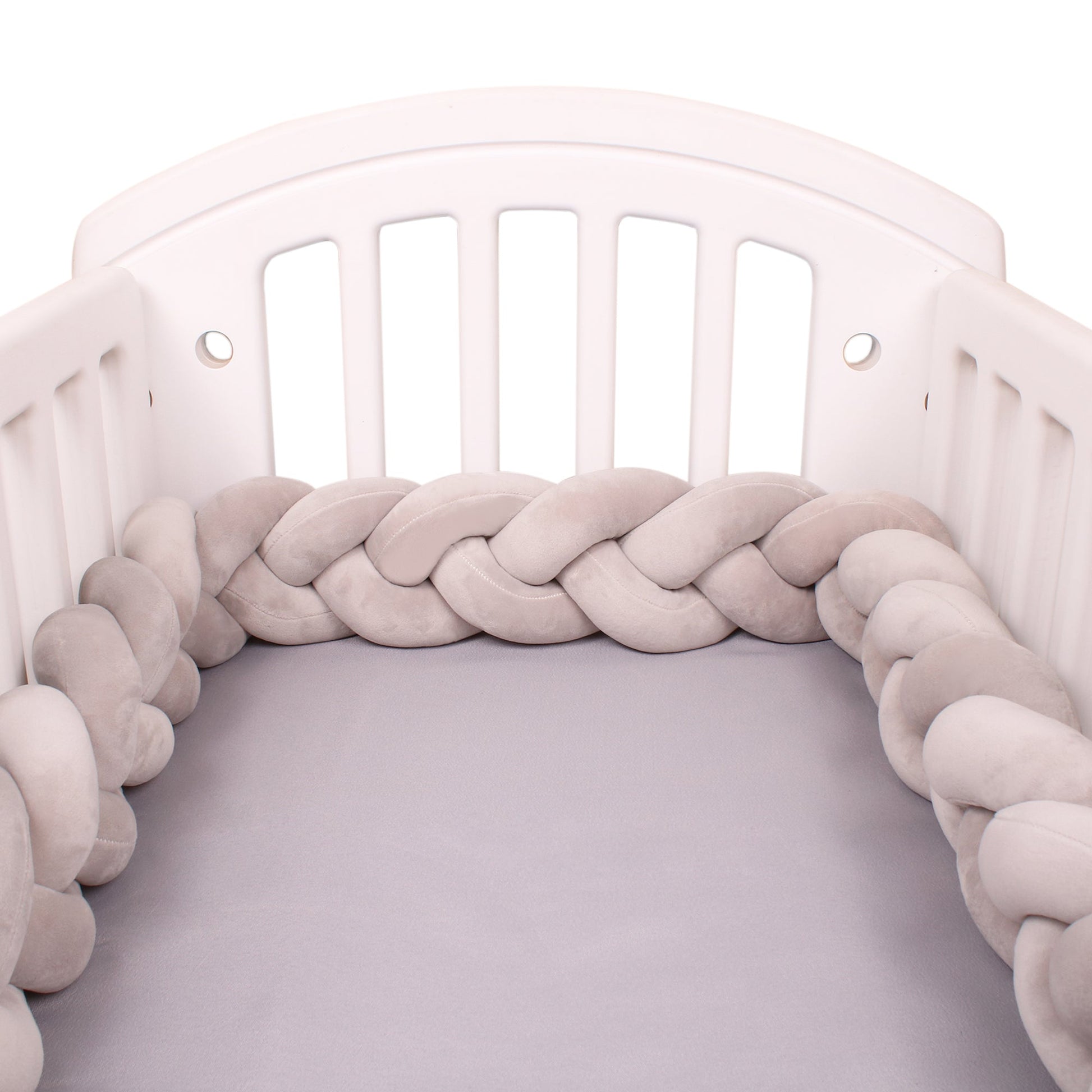 chic tresse de lit bebe grise