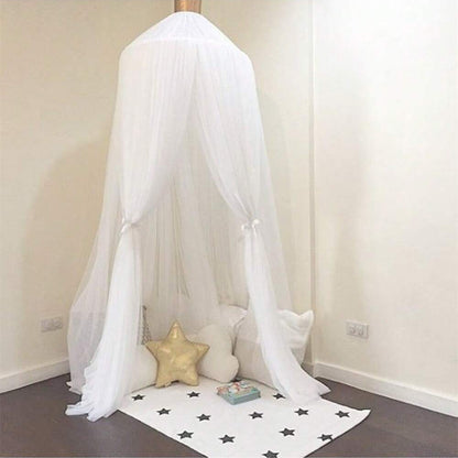 ciel de lit bébé blanc neige