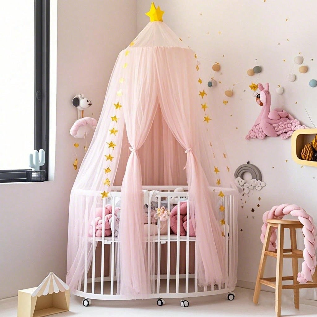 ciel de lit bébé dome étoilé