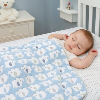 Couverture bebe | Coton Bio Ultra - Douce - Fée Dodo