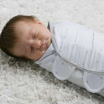 Couverture emmaillotage bébé velcro