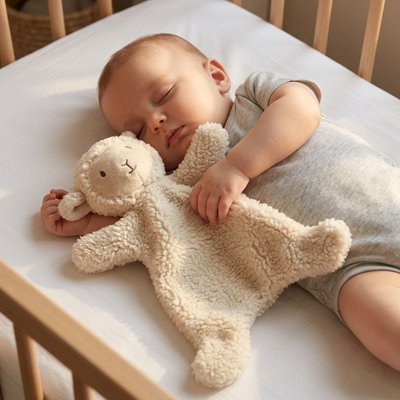 Doudou pour bebe mouton