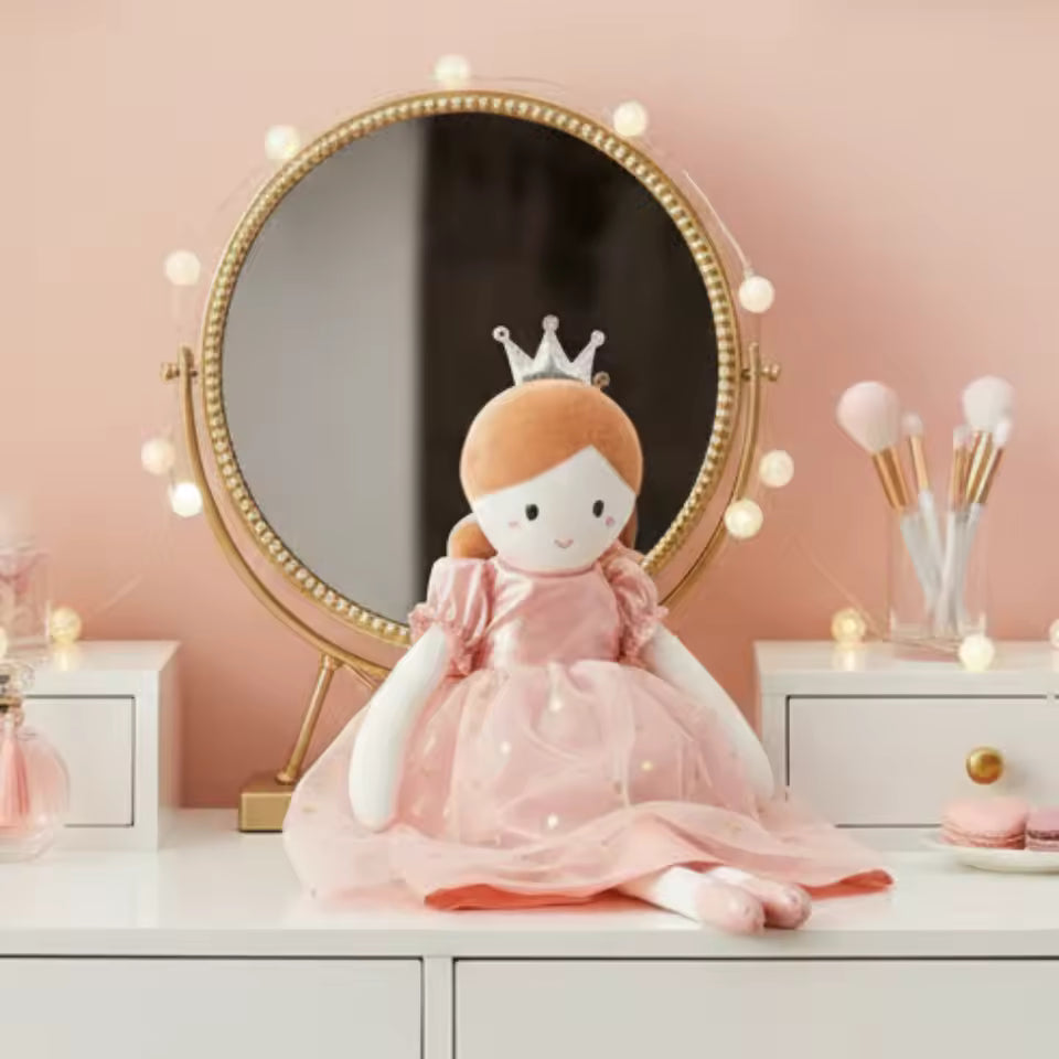 doudou princesse enchantee assise