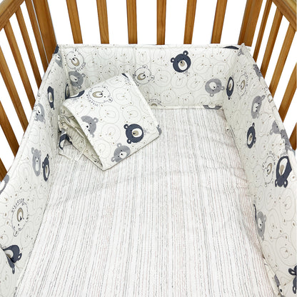 joli tour de lit pour bebe ourson