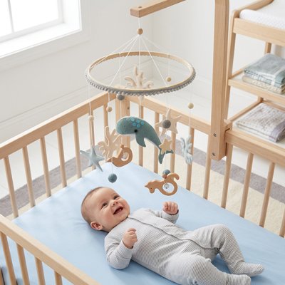 mobile bebe animaux marins