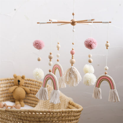 mobile lit bébé arc en ciel