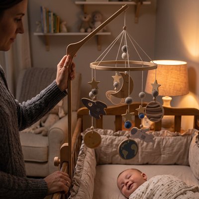 Mobile pour bébé planétes