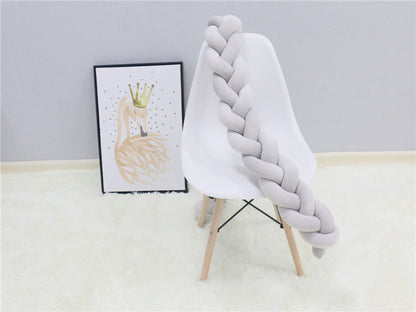 sublime tresse de lit bebe grise