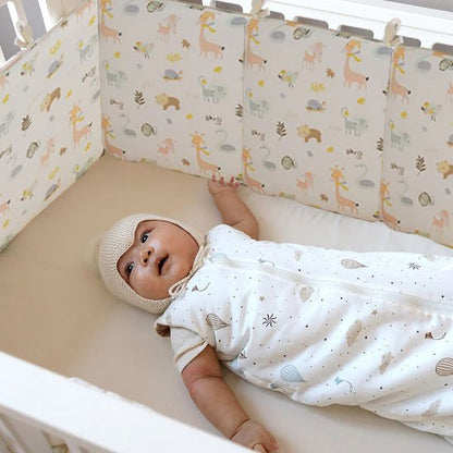 Tour de lit bébé animaux bébé au lit