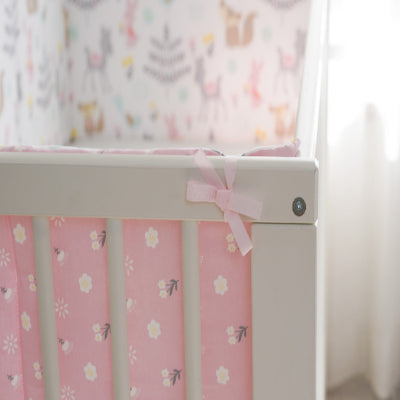 tour de lit bébé avec attaches