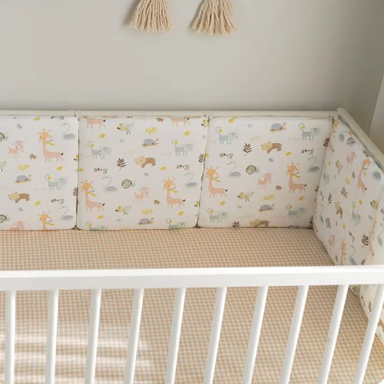 Tour de lit bébé plusieurs morceaux