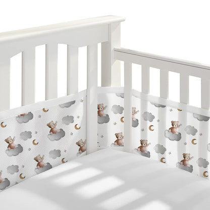 tour de lit respirant ourson