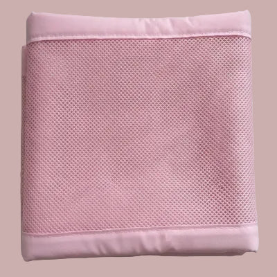 tour de lit respirant rose