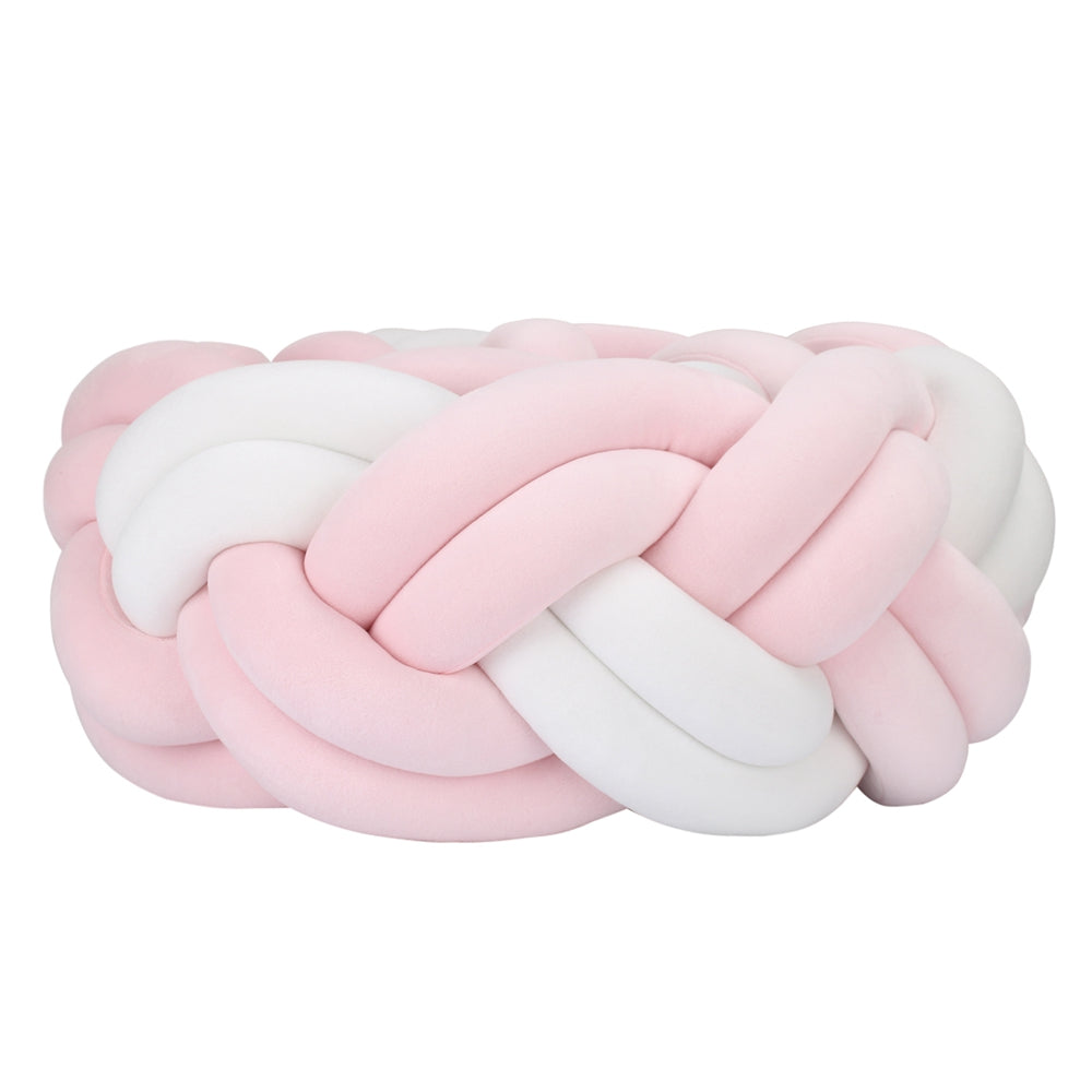 tresse de lit rose blanc
