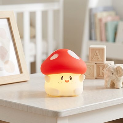 Veilleuse bebe champignon