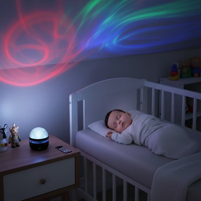 Veilleuse projection bebe voie lactée