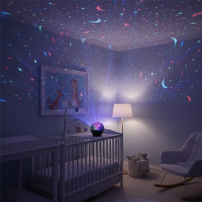 veilleuse projection projette spectacle lumineux toute chambre bébé