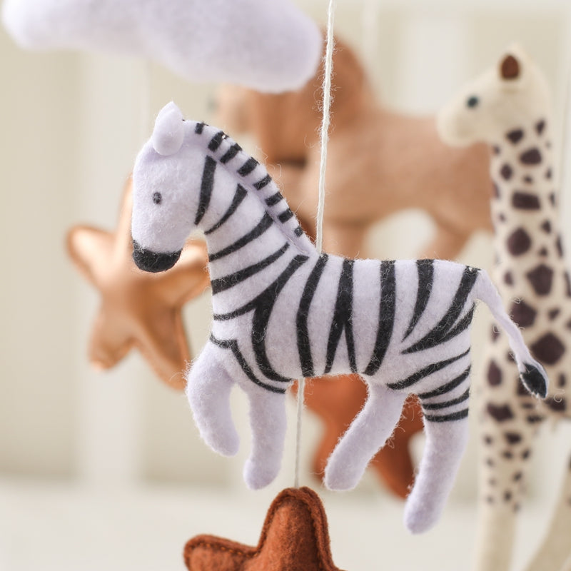 zebre du mobile bébé suspendu